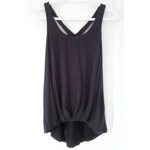 Gray Sleeveless Drapey Blouse